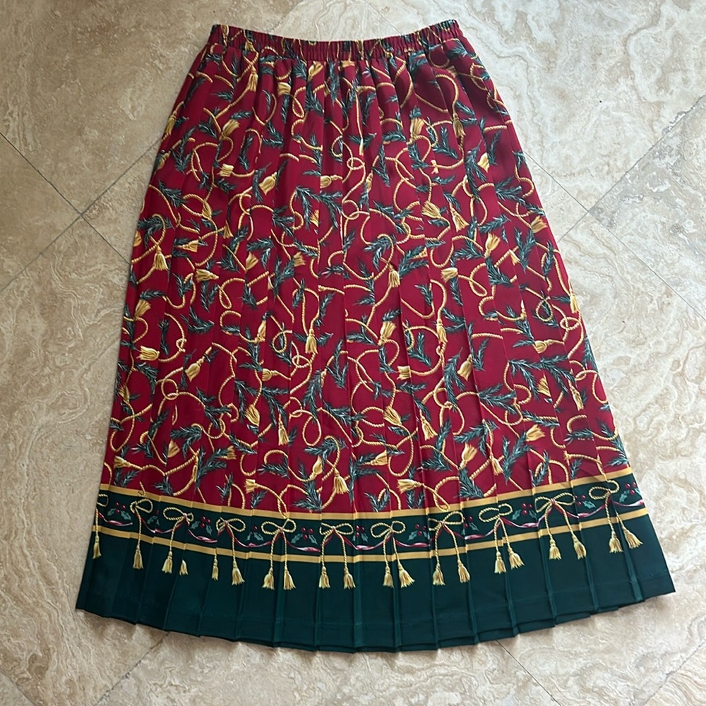 Holiday pleated skirt : Vintage